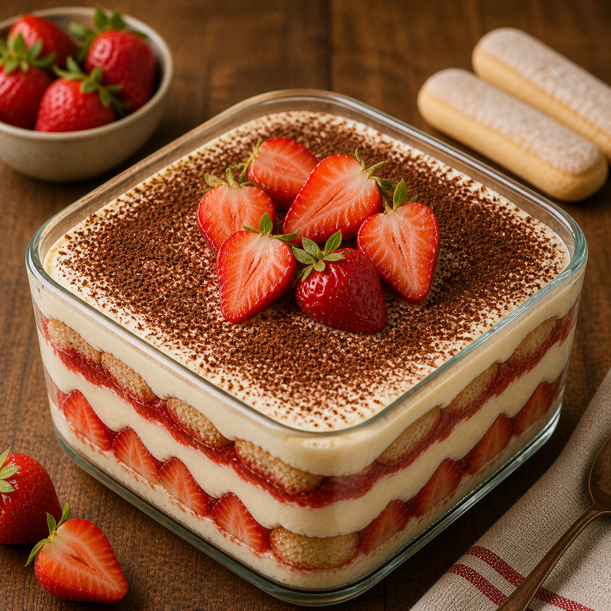 Erdbeer- Tiramisu